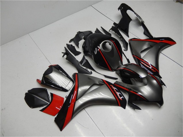 Carenado Moto Honda CBR1000RR 2008-2011 - Gris Rojo Negro Brillante Baratos