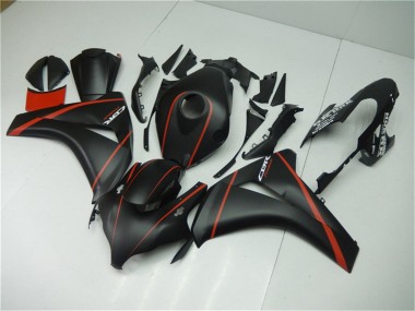 Carenados Moto Honda CBR1000RR 2008-2011 - Negro Mate Rojo Baratos