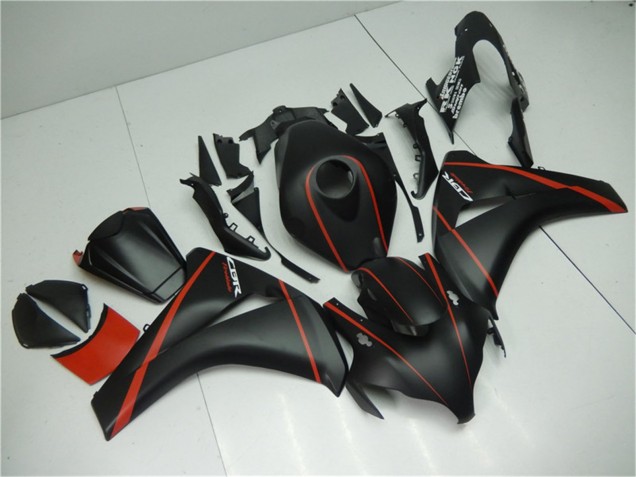 Carenados Moto Honda CBR1000RR 2008-2011 - Negro Mate Rojo Baratos