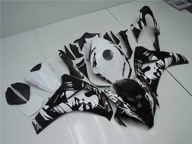 Carenados ABS Honda CBR1000RR 2008-2011 - Blanco Negro Brillante Baratos