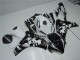 Carenados ABS Honda CBR1000RR 2008-2011 - Blanco Negro Brillante Baratos