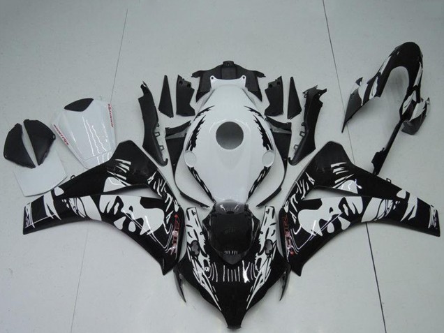 Carenados ABS Honda CBR1000RR 2008-2011 - Blanco Negro Brillante Baratos