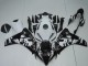 Carenados ABS Honda CBR1000RR 2008-2011 - Blanco Negro Brillante Baratos