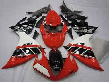 Carenados Moto Yamaha R1 2012-2014 - Rojo Blanco Negro Brillante Baratos