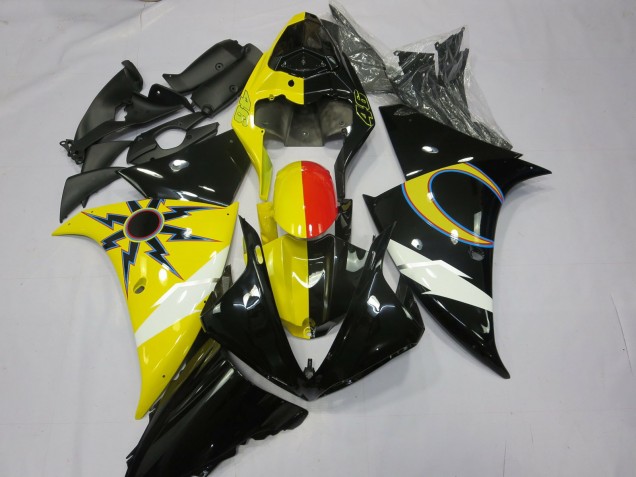 Carenados Moto Yamaha R1 2012-2014 - Amarillo Negro Rojo Baratos