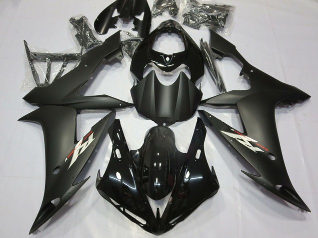 Carenado Moto Yamaha R1 2004-2006 - Negro Brillante Negro Mate Baratos