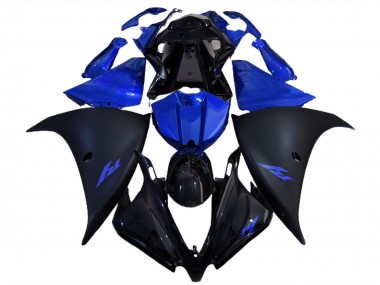 Carenados Moto Yamaha R1 2012-2014 - Negro Brillante Negro Mate Azul Baratos