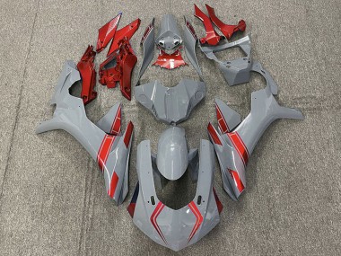 Carenados Moto Yamaha R1 2015-2019 - Nardo Gris Rojo Baratos