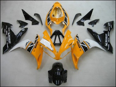Carenados Moto Yamaha R1 2004-2006 - Amarillo Blanco Negro OEM Estilo Baratos