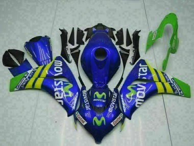 Carenados Moto Honda CBR1000RR 2008-2011 - Azul Amarillo Verde MoviStar Castrol Baratos