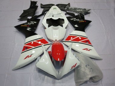 Carenados Moto Yamaha R1 2012-2014 - Blanco Rojo Negro Baratos