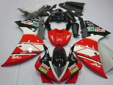 Carenados Moto Yamaha R1 2012-2014 - Rojo Blanco Negro Fimer Baratos