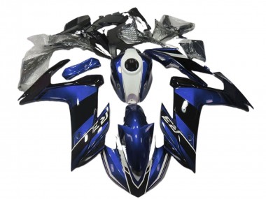 Carenados Moto Yamaha R3 2015-2018 - Azul Blanco Negro Brillante Baratos