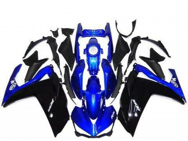Carenados Moto Yamaha R3 2015-2018 - Azul Negro Brillante Baratos