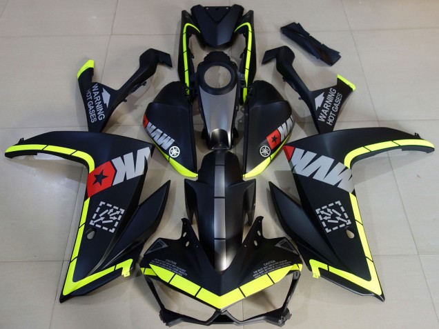 Carenados Moto Yamaha R3 2015-2018 - Amarillo Gris Negro Mate Estrella Baratos