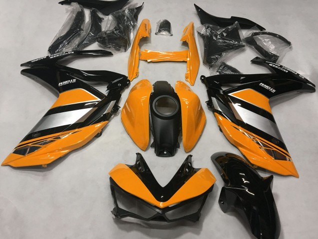 Carenados Moto Yamaha R3 2015-2018 - Naranja Plata Negro Brillante Baratos