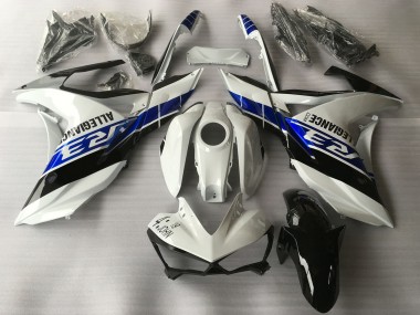 Carenados Moto Yamaha R3 2015-2018 - Blanco Azul Negro Baratos