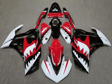 Carenados Moto Yamaha R3 2015-2018 - Blanco Rojo Negro Tiburón Baratos
