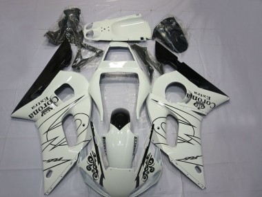 Carenados Moto Yamaha R6 1998-2002 - Blanco Negro Corona Motul Baratos