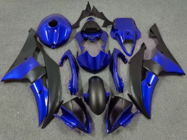 Carenado Moto Yamaha R6 2008-2016 - Azul Negro Mate Baratos