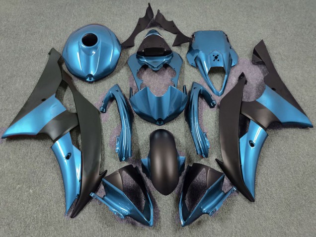 Carenados Moto Yamaha R6 2008-2016 - Azul Negro Mate Baratos