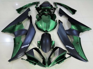 Carenados Moto Yamaha R6 2008-2016 - Verde Negro Mate Baratos