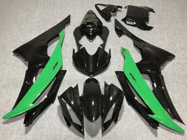 Carenado Moto Yamaha R6 2008-2016 - Verde Negro Brillante Baratos