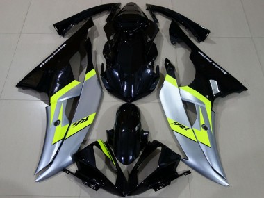 Carenados Moto Yamaha R6 2008-2016 - Plata Neon Verde Negro Brillante Baratos