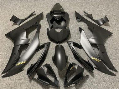 Carenados Moto Yamaha R6 2008-2016 - Gris Mate Negro Oro Calcomanías Baratos