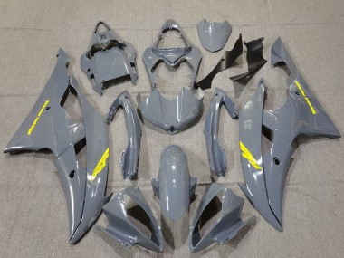 Carenados Moto Yamaha R6 2008-2016 - Nardo Gris Alta Visibilidad Amarillo Calcomanías Baratos