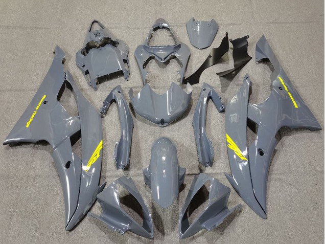 Carenados Moto Yamaha R6 2008-2016 - Nardo Gris Alta Visibilidad Amarillo Calcomanías Baratos