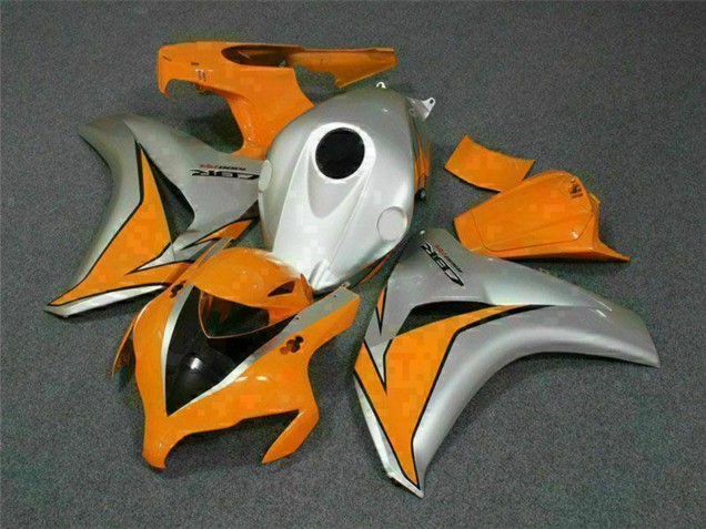 Carenados Moto Honda CBR1000RR 2008-2011 - Plata Naranja Baratos