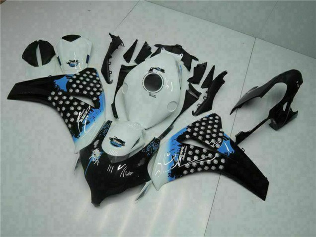 Carenado Moto Honda CBR1000RR 2008-2011 - Blanco Azul Negro Brillante Baratos