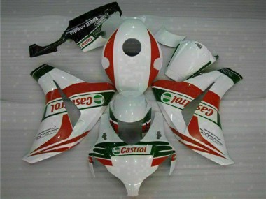 Carenados Moto Honda CBR1000RR 2008-2011 - Blanco Rojo Verde Castrol Baratos
