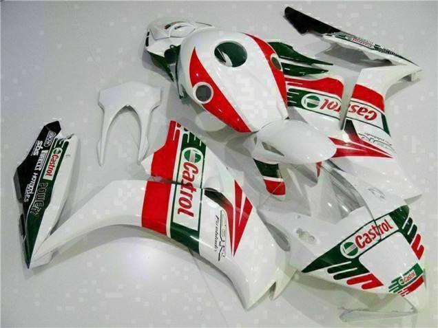 Carenado Moto Honda CBR1000RR 2012-2016 - Blanco Rojo Verde Castrol Baratos