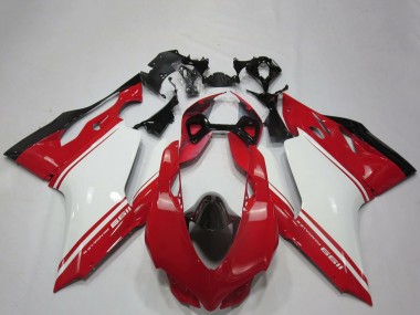 Carenados Moto Ducati 1199 2011-2014 - Blanco Rojo Negro OEM Estilo Baratos