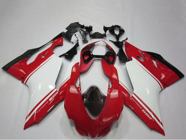 Carenados Moto Ducati 1199 2011-2014 - Blanco Rojo Negro OEM Estilo Baratos
