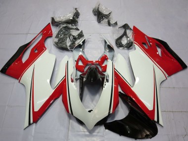 Carenados Moto Ducati 899 1199 2011-2014 - Blanco Rojo Verde Negro Brillante Baratos