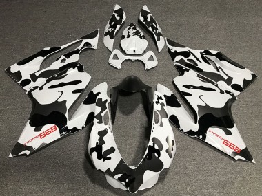 Carenados Moto Ducati 899 2011-2014 - Blanco Negro Camouflage Baratos