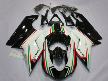 Carenados Moto Ducati 848 2007-2014 - Blanco Rojo Verde Negro Brillante Baratos