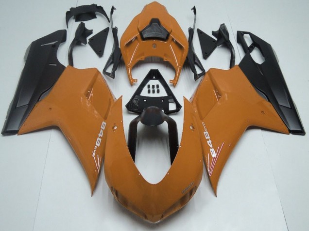 Carenados Moto Ducati 848 2007-2014 - Brown Negro Mate Baratos