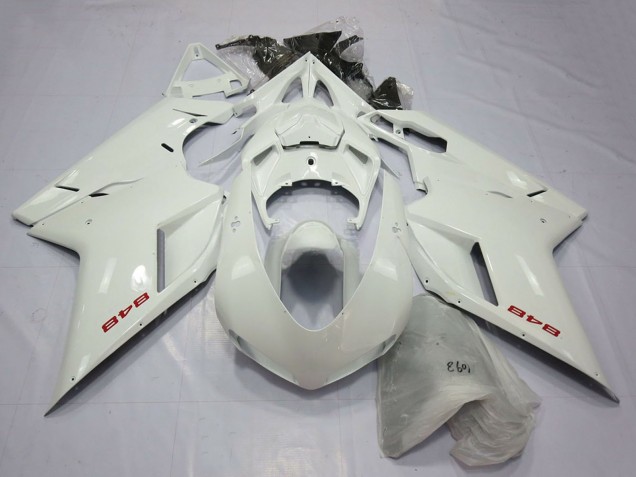 Carenados Moto Ducati 848 2007-2014 - Blanco Perla Baratos