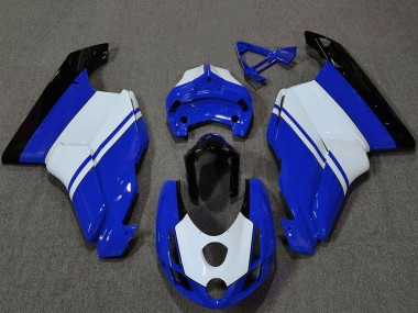 Carenados Moto Ducati 749 999 2003-2004 - Blanco Azul Negro Brillante Baratos