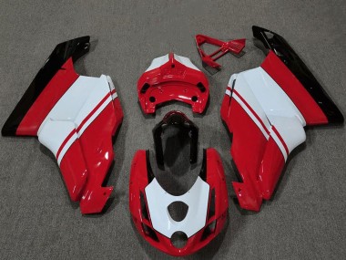 Carenados Moto Ducati 749 999 2003-2004 - Blanco Rojo Negro Brillante Baratos