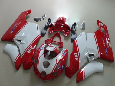 Carenados Moto Ducati 749 999 2003-2004 - Blanco Rojo Air Generali Tim Baratos
