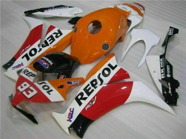 Carenado Moto Honda CBR1000RR 2012-2016 - Blanco Naranja Rojo Negro Brillante HRC Repsol 93 Baratos