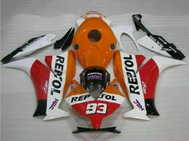 Carenado Moto Honda CBR1000RR 2012-2016 - Blanco Naranja Rojo Negro Brillante HRC Repsol 93 Baratos
