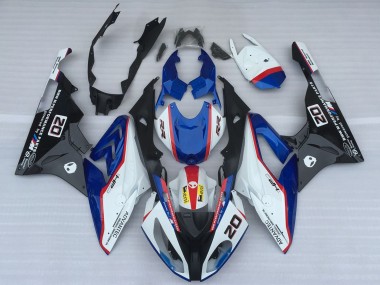 Carenados Moto BMW S1000RR 2017-2018 - Blanco Azul Rojo Negro Brillante OEM Estilo Baratos