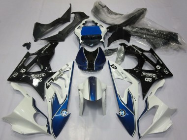 Carenados Moto BMW S1000RR 2017-2018 - Blanco Azul Negro Brillante Baratos