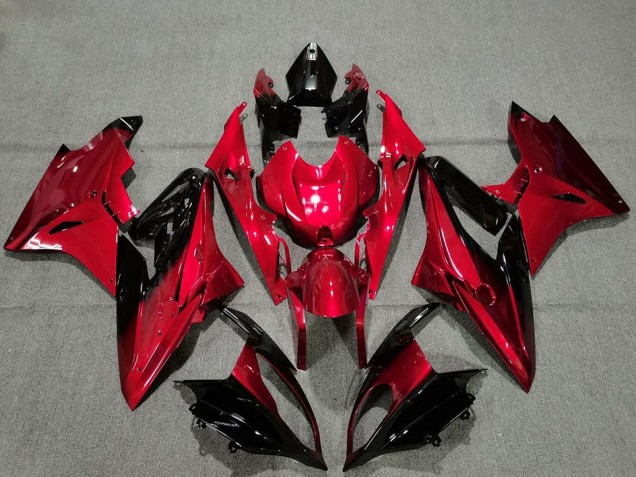 Carenados Moto BMW S1000RR 2009-2014 - Rojo Negro Brillante Baratos